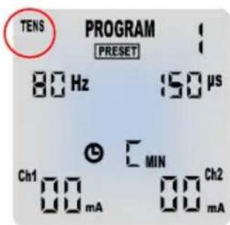 TensCare Sports TENS 2 - MODE CONTROL - 1