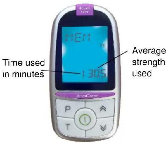 TensCare iTouch Sure - MEMORY - 2
