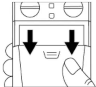 TensCare TENS One - INSTALLATION OF BATTERIES - 1