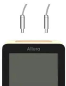 TensCare Allura - BRANCHEMENT DES CABLES - 1