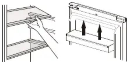 PRIMO PR163RKMZ - MOVING THE SHELVES AND DOOR RACK - 1
