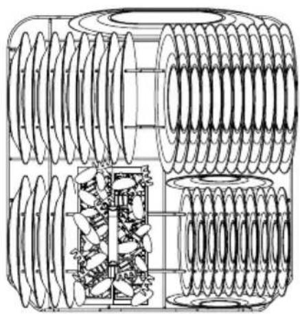 Porter & Charles DWTPC5FC - Loading the lower rack (see fig. 4-10) - 1