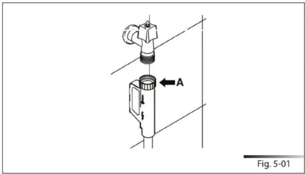 Porter & Charles DWTPC5FC - Cleaning the water intake filter - 1