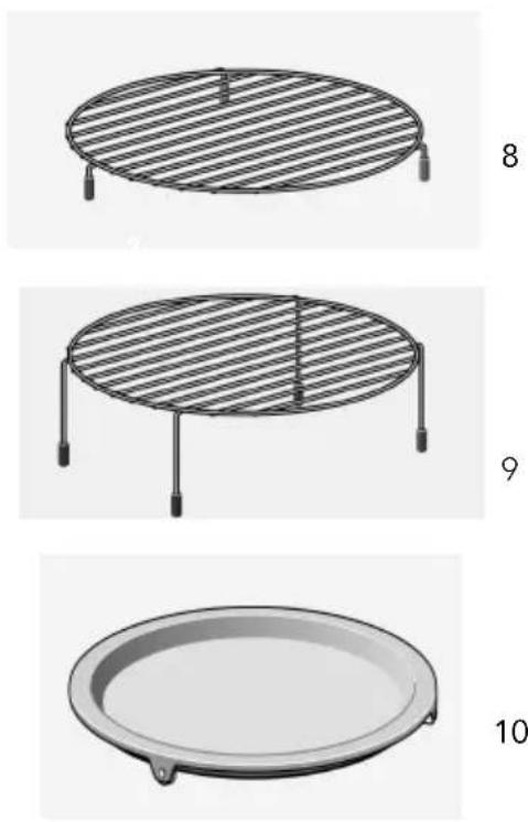 ROSIERES RMC44NSS2 - Names of Oven Parts and Accessories - 2