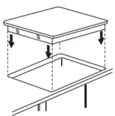 Porter & Charles CC60XB - INSERT COOKTOP INTO CUTOUT - 1