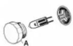 Porter & Charles FEC90B3 - Replacement ampoule 60cm. cuisiniere - 1
