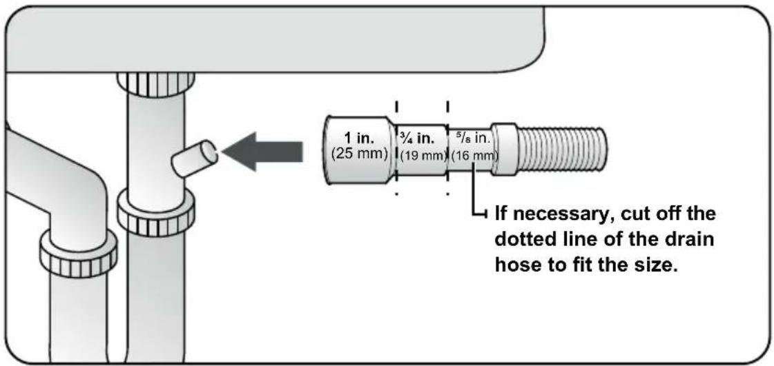 Porter & Charles DWVFI18 - DRAIN HOSE CONNECTION - 1