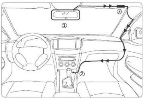 VAVA VA-CD001 - Montage der VAVA Dashcam - 1