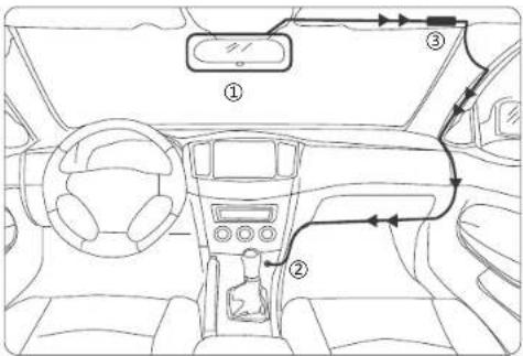 VAVA VA-CD001 - Installazione della Videocamera per Auto VAVA - 1