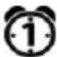 Techno Line WT 483 - ENCENDIDO O APAGADO DE LA ALARMA 1 Y 2 (la hora predeterminada de la alarma es a las 6:00 AM) - 1