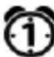 Techno Line WT 483 - ACCENDERE O SPEGNERE LA SVEGLIA 1 E 2 (orario sveglia predefinito alle 6:00) - 2