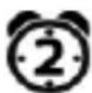 Techno Line WT 483 - ACTIVER/DÉSACTIVER LES ALARMES 1 ET 2 (heure d'alarme par défaut 6h00) - 1