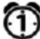 Techno Line WT 483 - ACCENDERE O SPEGNERE LA SVEGLIA 1 E 2 (orario sveglia predefinito alle 6:00) - 1