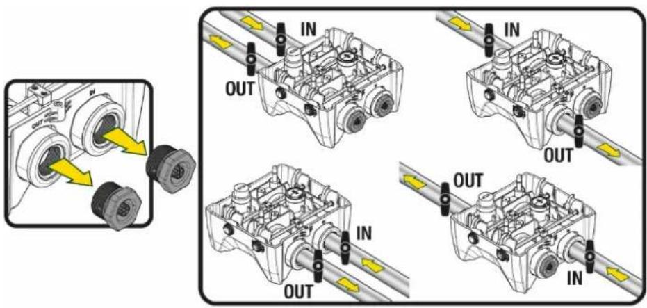 DAB ESYBOX MAX - HYDRAULIC CONNECTIONS - 2