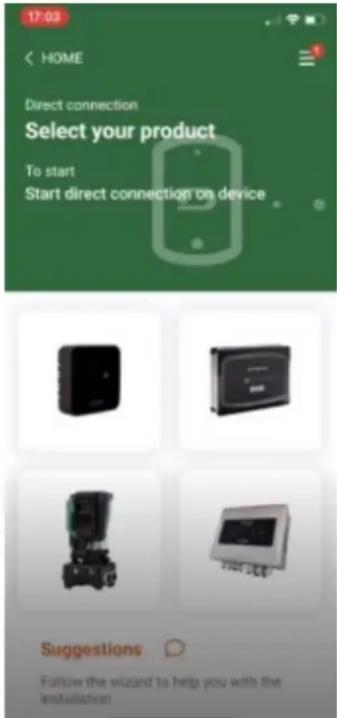DAB ESY I/O - Połączenie lokalne poprzez APP - 1