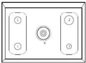 Porter & Charles FEC60B2 - G - Gas Cooktop Control Panel - 2