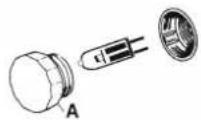 Porter & Charles FEC60B2 - To change a light globe - 2