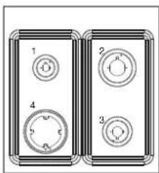 Porter & Charles FEC60B2 - G - Gas Cooktop Control Panel - 4