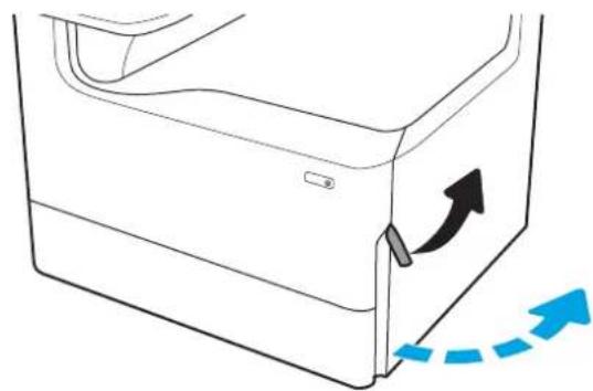 HP PageWide Managed Color MFP P77940 - Suppression des bourrages papier dans le bac de sortie - 15.E1.yz ; 15.C1.Az - 3