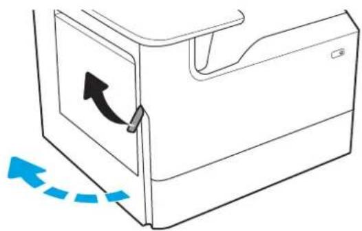 HP PageWide Managed Color MFP P77940 - Éliminer les bourrages papier dans le rouleau à pression chauffé (HPR) - 13.xx.xx, 15.5x.xx, 66.Bx.xx, 17.B3.xx - 1