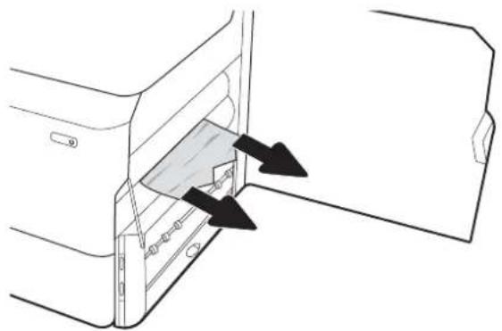 HP PageWide Managed Color MFP P77940 - Suppression des bourrages papier dans le bac de sortie - 15.E1.yz ; 15.C1.Az - 7
