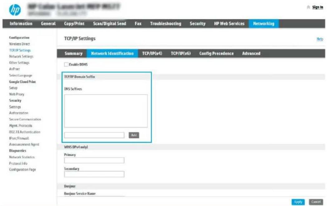 HP PageWide Managed Color MFP P77940 - configuration du serveur de messagerie sortant (SMTP) pour envoyer un e-mail à partir d'un compte Office 365 Outlook - 1