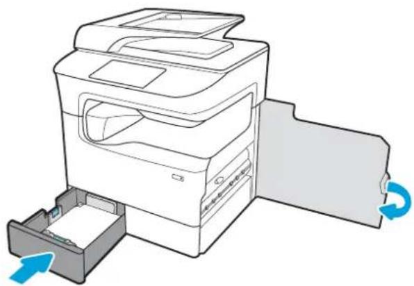 HP PageWide Managed Color MFP P77940 - Suppression des bourrages papier dans les bacs tandem 2 et 3 (modèles E77660zts et P77440dn uniquement) - 4