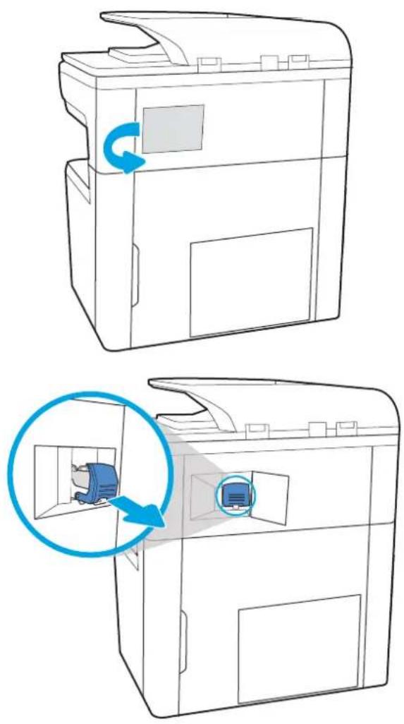 HP PageWide Managed Color MFP P77940 - Suppression des bourrages papier dans le bac de sortie - 15.E1.yz ; 15.C1.Az - 14