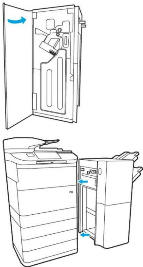 HP PageWide Managed Color MFP P77940 - Suppression des bourrages papier dans le bac de sortie - 15.E1.yz ; 15.C1.Az - 19