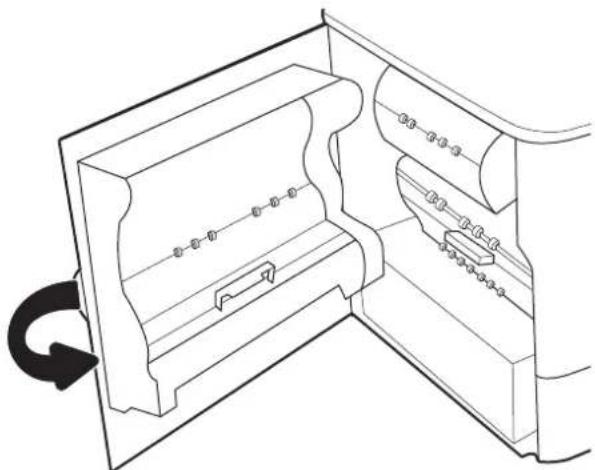 HP PageWide Managed Color MFP P77940 - Éliminer les bourrages papier dans le rouleau à pression chauffé (HPR) - 13.xx.xx, 15.5x.xx, 66.Bx.xx, 17.B3.xx - 5