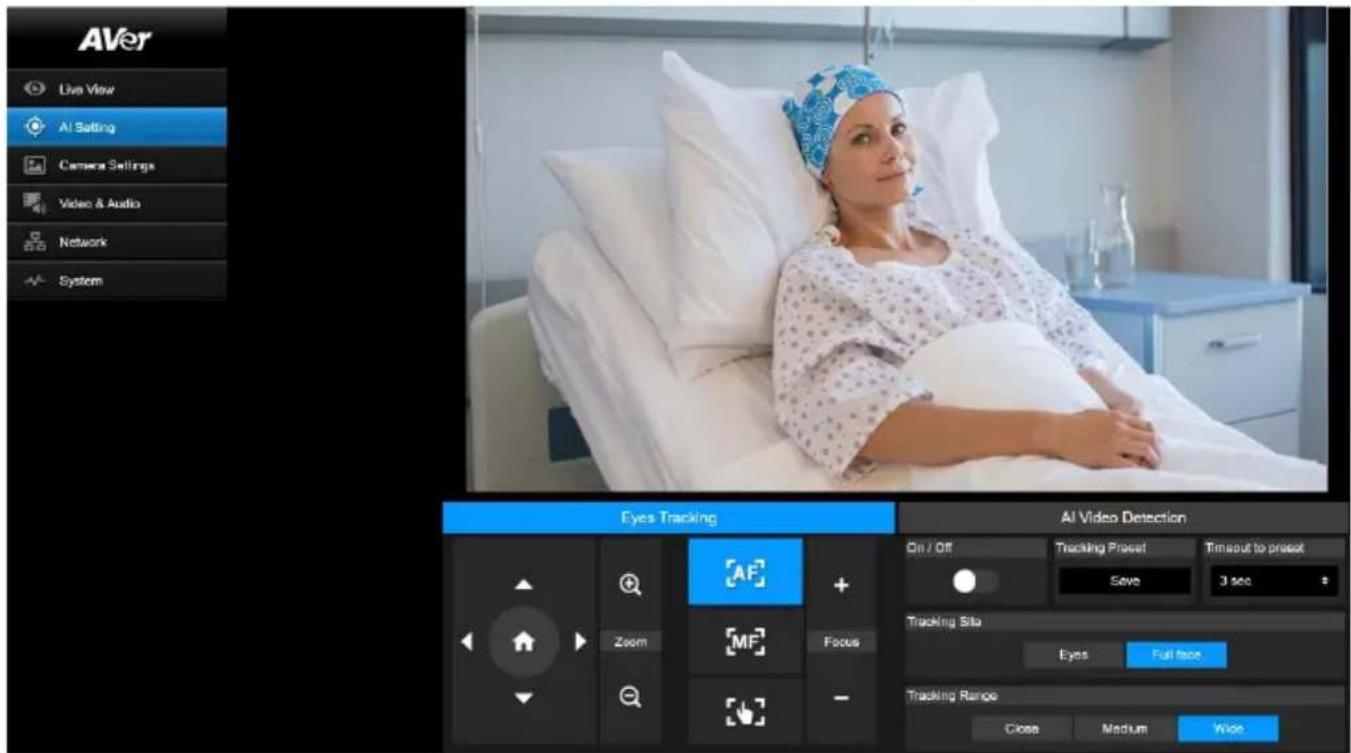 AVer MD120UI - Configuración de IA (AI Setting) - 1