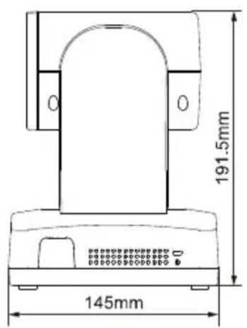 AVer MD120UI - Maße - 2