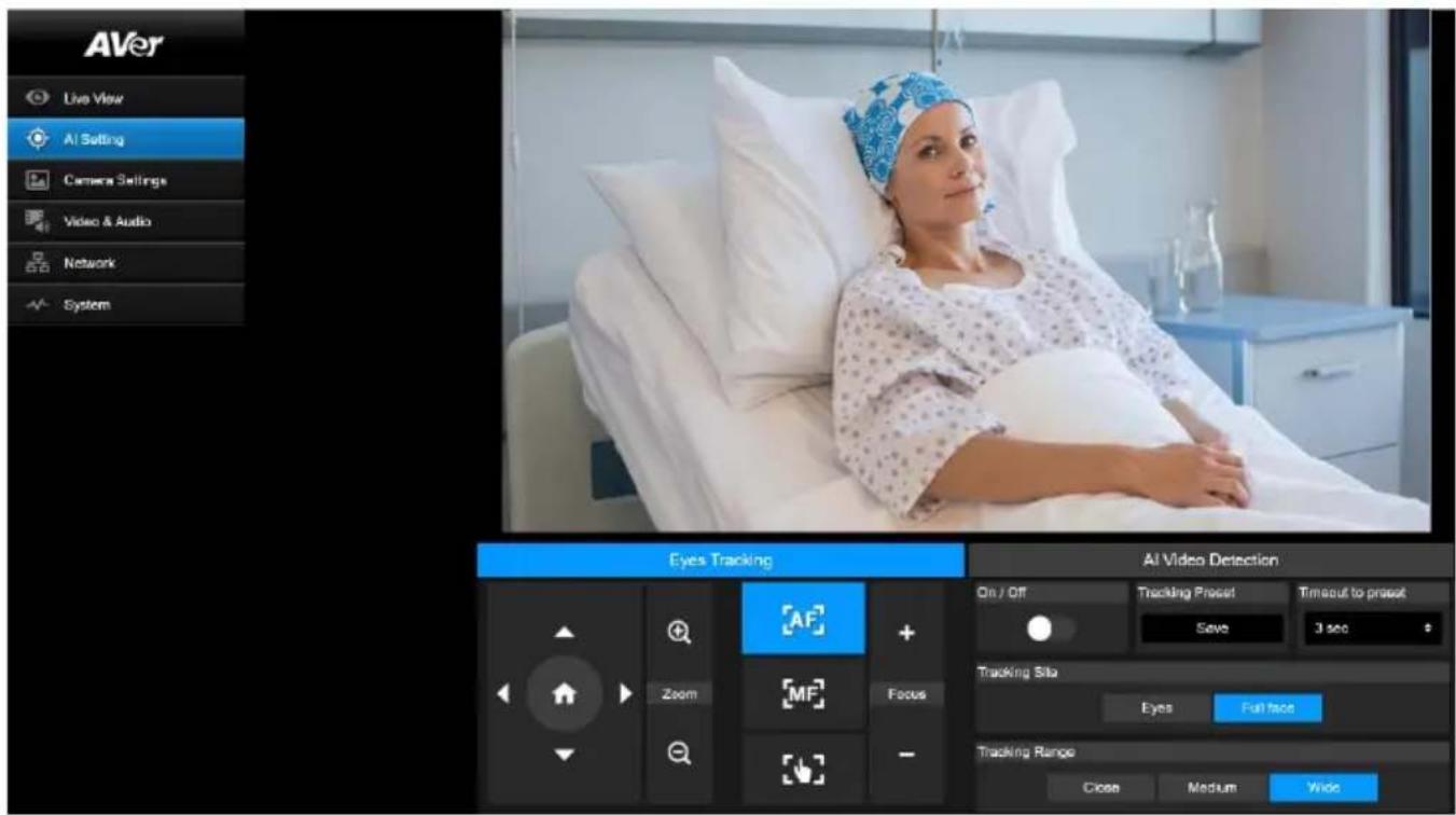 AVer MD120UI - Impostazione IA (AI Setting) - 1