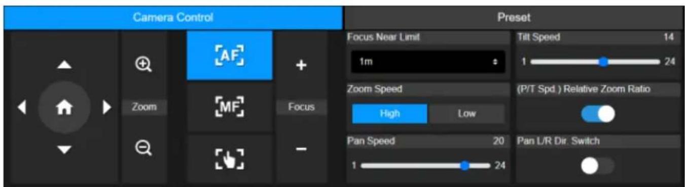 AVer MD120UI - Controllo telecamera (Camera Control) - 1