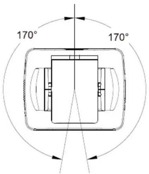 AVer MD120UI - Schwenk- und Neigungswinkel - 1