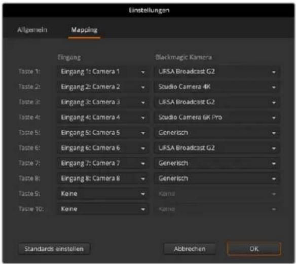 Blackmagic Design ATEM Television Studio HD8 - Tastenbelegung - 1