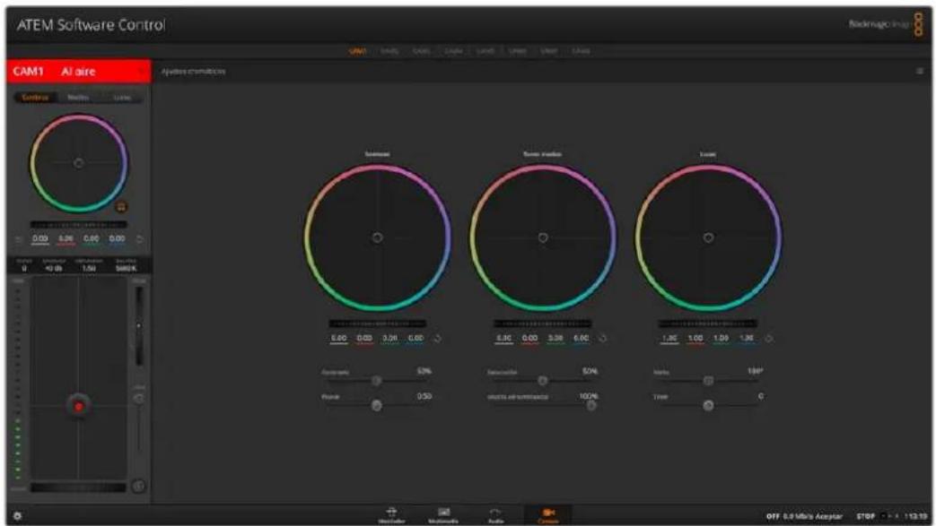 Blackmagic Design ATEM Television Studio HD8 - Herramientas de DaVinci Resolve para correcciones primarias - 1