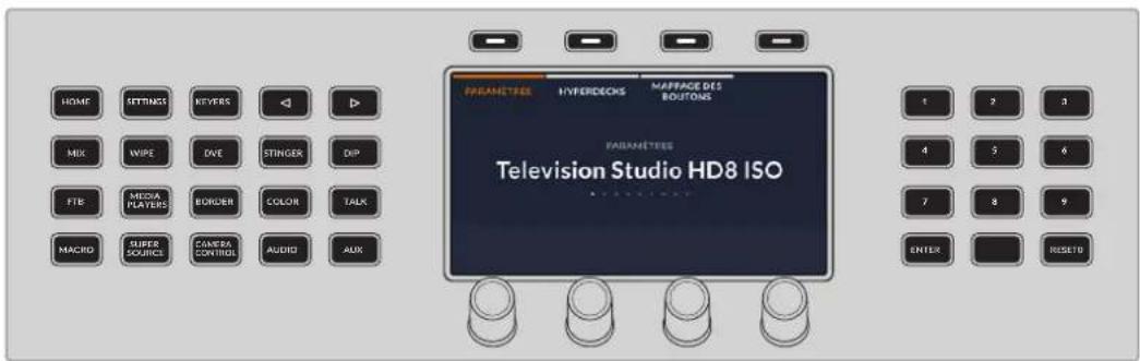 Blackmagic Design ATEM Television Studio HD8 - Naviguer dans le menu à l'écran - 1