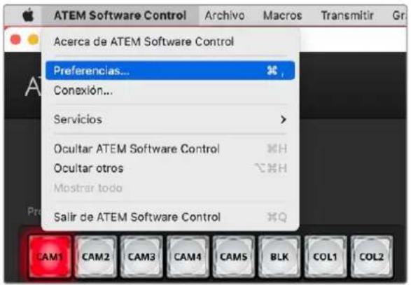Blackmagic Design ATEM Television Studio HD8 - Preferencias - 1
