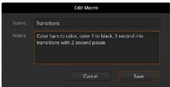 Blackmagic Design ATEM Television Studio HD8 - Recording a Macro using ATEM Software Control - 4