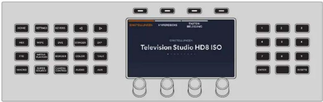 Blackmagic Design ATEM Television Studio HD8 - Navigieren im LCD-Menü - 1
