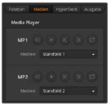 Blackmagic Design ATEM Television Studio HD8 - Registerkarte „Medien“ - 1