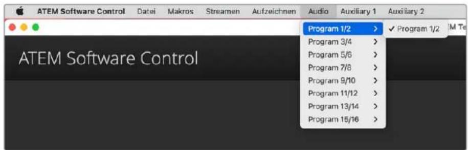 Blackmagic Design ATEM Television Studio HD8 - Kanalzuweisung der Audioausgaben - 1