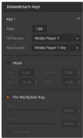 Blackmagic Design ATEM Television Studio HD8 - Performing a Downstream Luma/Linear Key - 1