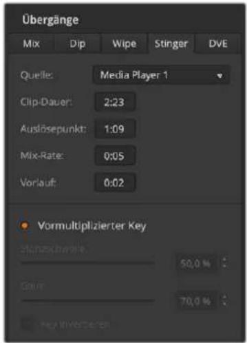 Blackmagic Design ATEM Television Studio HD8 - Ausführen eines Stinger-Übergangs - 1
