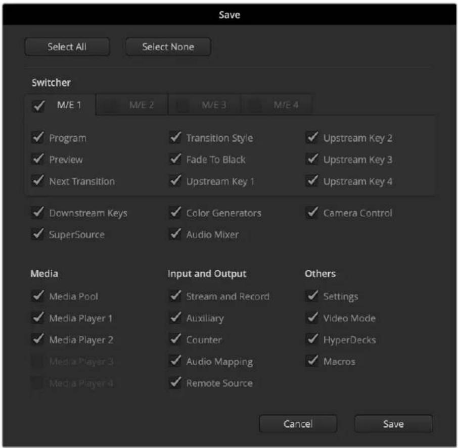 Blackmagic Design ATEM Television Studio HD8 - Save Settings as an XML - 1