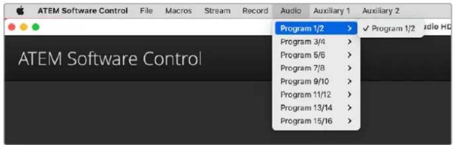 Blackmagic Design ATEM Television Studio HD8 - Audio Output Channel Mapping - 1