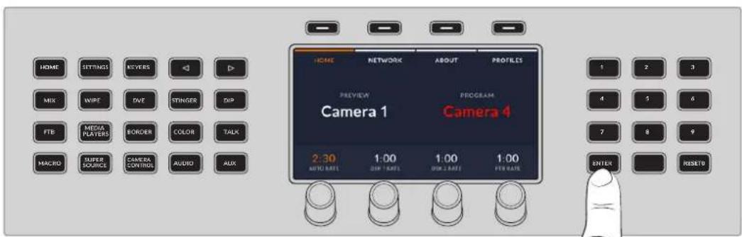 Blackmagic Design ATEM Television Studio HD8 - Navigating the LCD Menu - 4