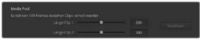 Blackmagic Design ATEM Television Studio HD8 - Anpassen der Länge von Clips im Media Pool - 1