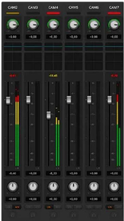 Blackmagic Design ATEM Television Studio HD8 - Anschließen Ihres Tonmischpults - 1